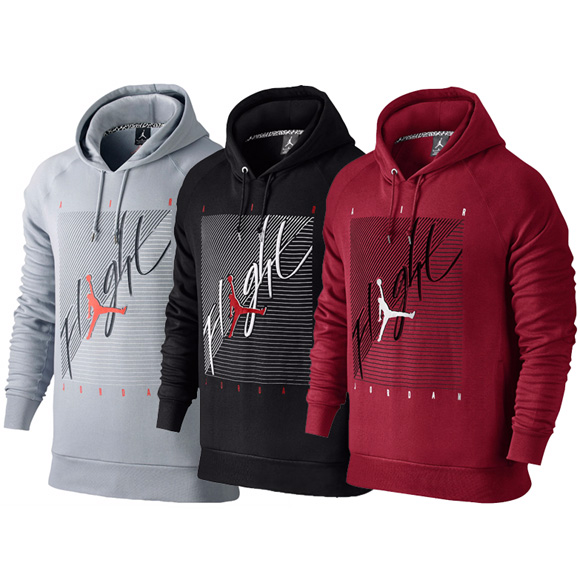 Nike Air Jordan Jumpman Graphic Brushed Pullover Hoodie Sweatshirt