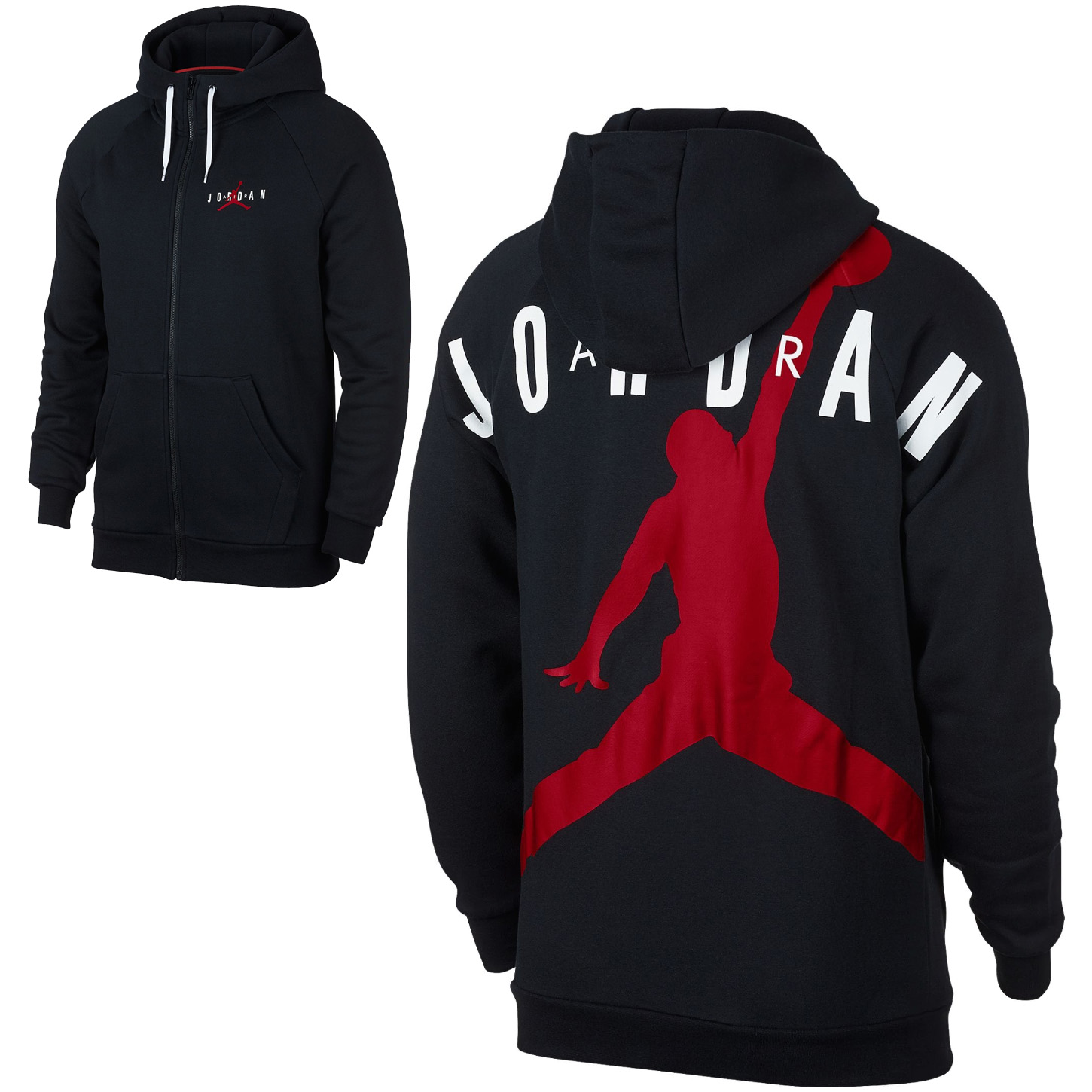 JORDAN Jumpman Air HBR Full-Zip Hoodie Sweatshirt Sweat Shirt jumper ...