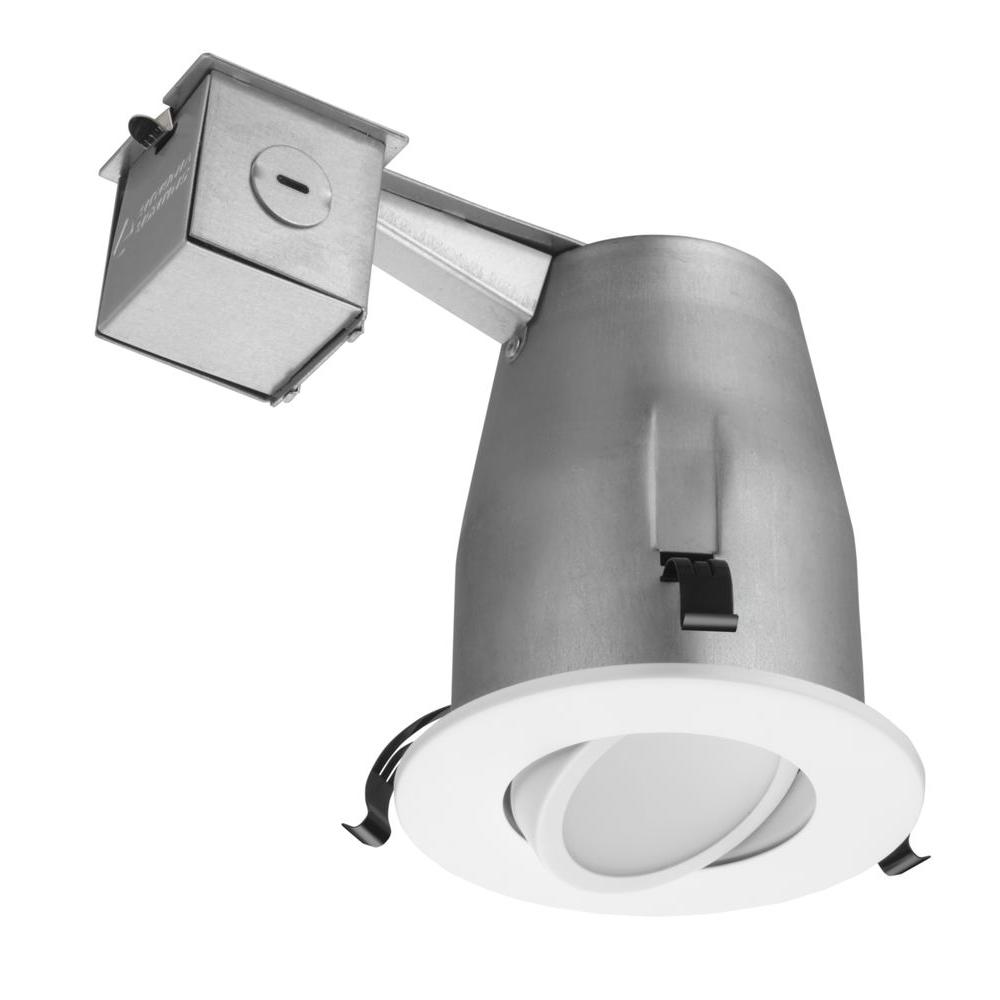Lithonia Lighting 4 In White Recessed Gimbal Integrated Led Categories